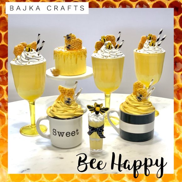 Handmade 🐝 Bee Dessert parfait. - Picture 3 of 3